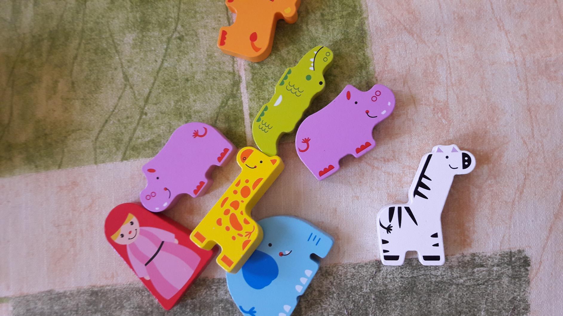 Hape Arca di Noè Gioco in Legno con Animali Multicolore