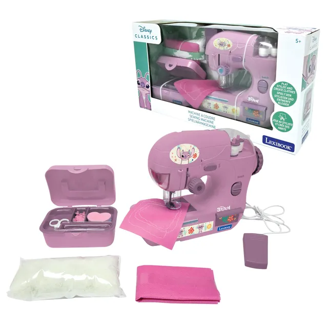 Lexibook Angel SW100D1 Macchina da Cucire Giocattolo con Pedale