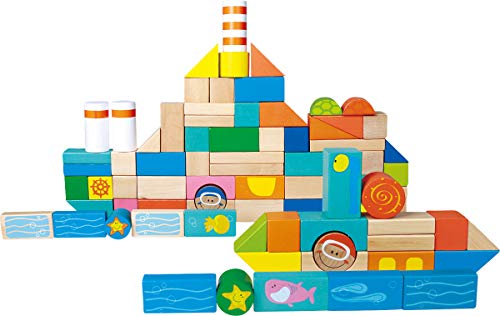smallfoot Zoo cubetti costruzioni legno 50 pezzi animali
