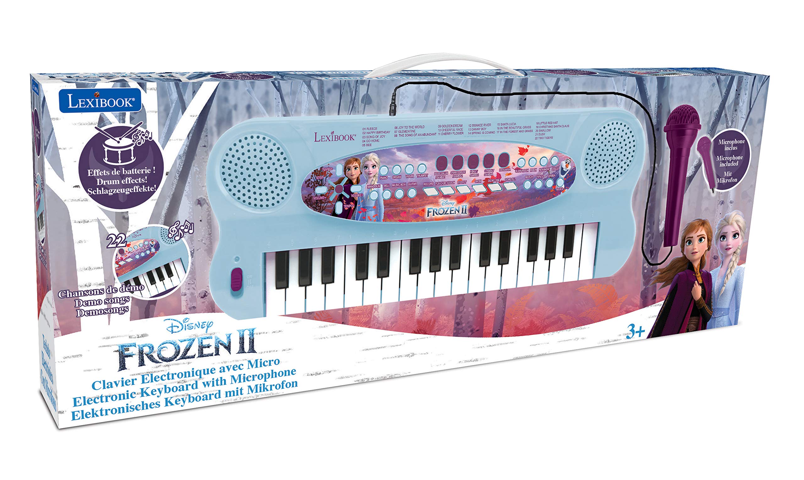 Lexibook Frozen K703FZ tastiera elettronica 32 tasti con microfono