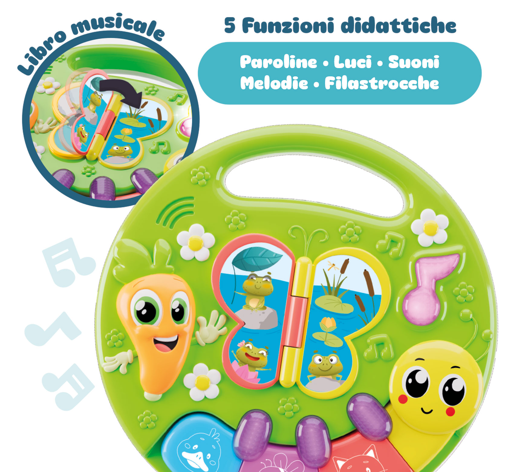 Lisciani Carotina Mini Tavolino Educativo Animali interattivo