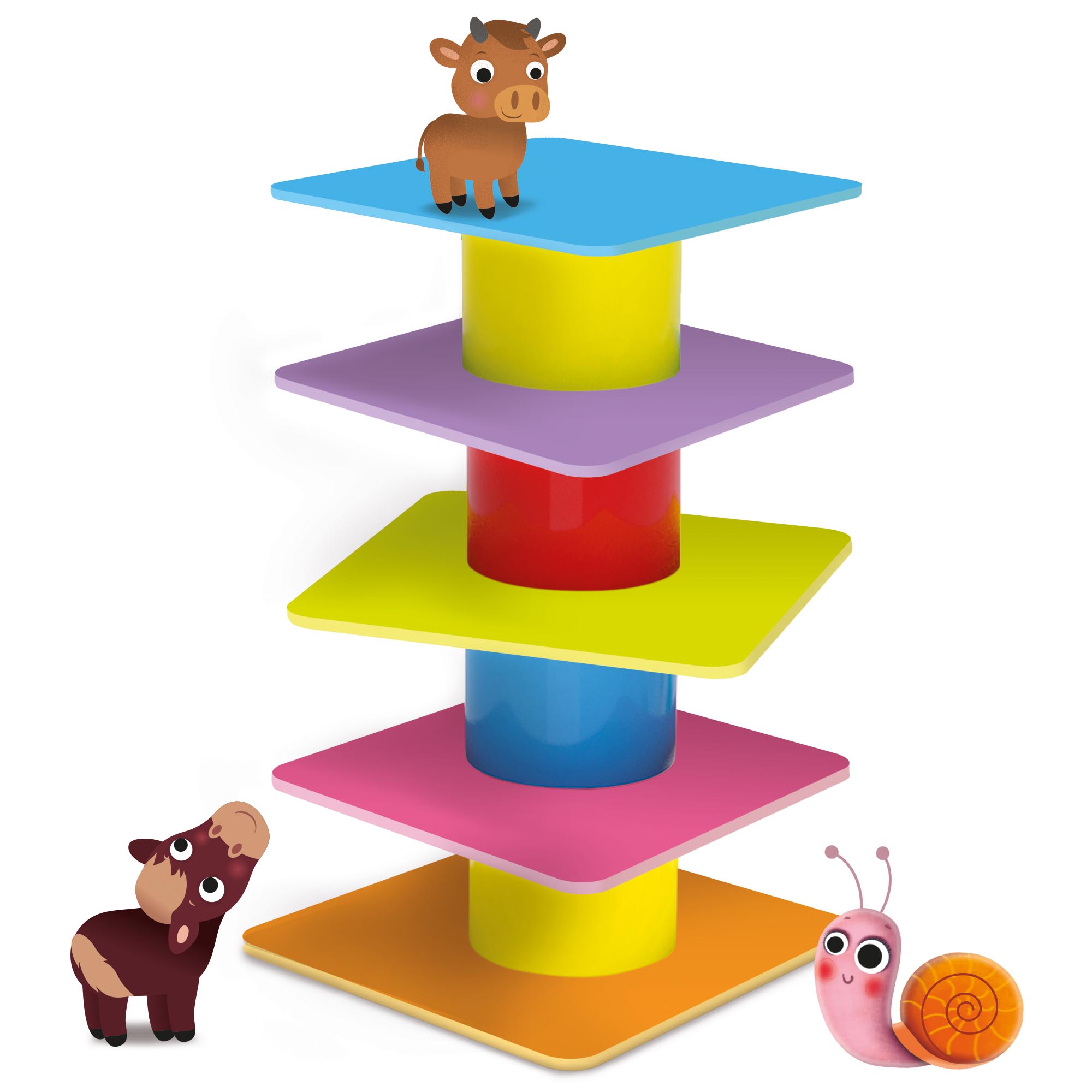 Lisciani Carotina Baby 4 in 1 gioco educativo primi giochi