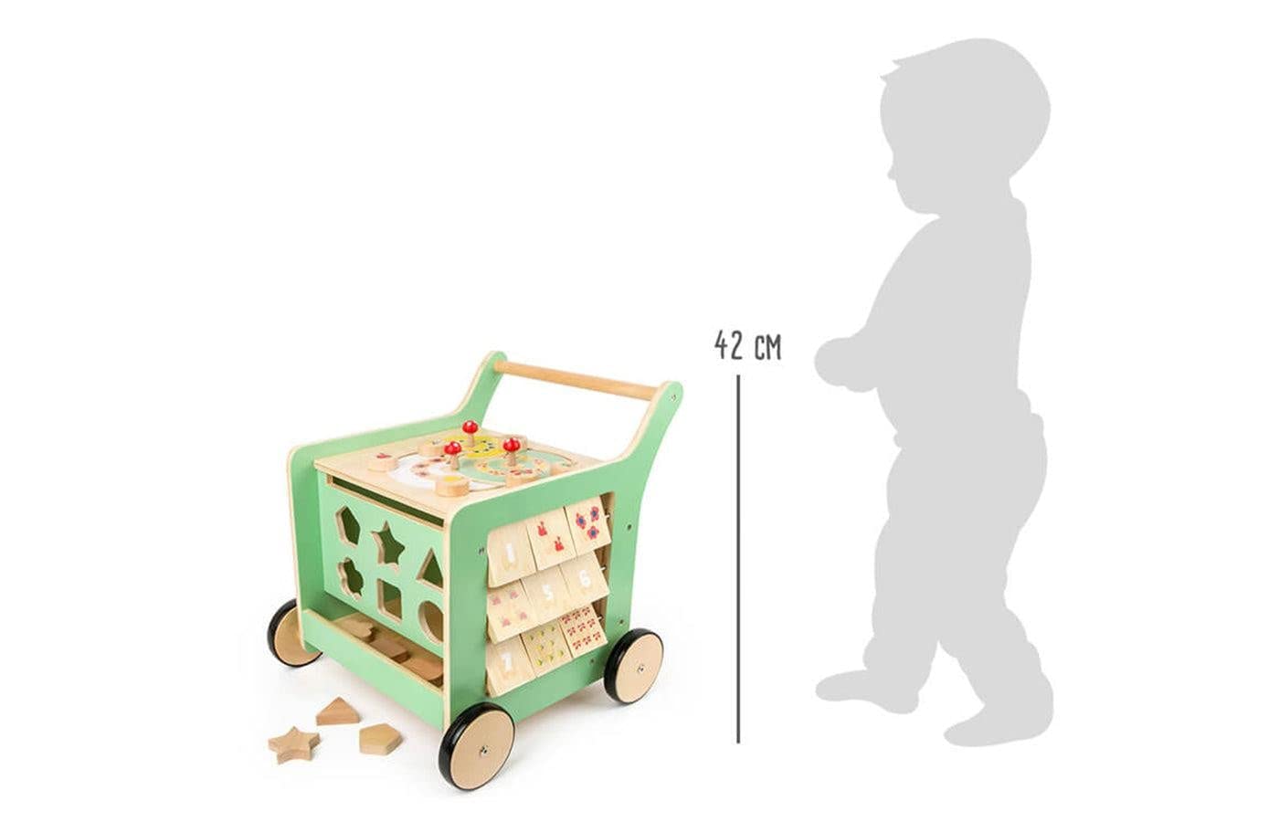 smallfoot Move it! carrello primi passi legno con freno