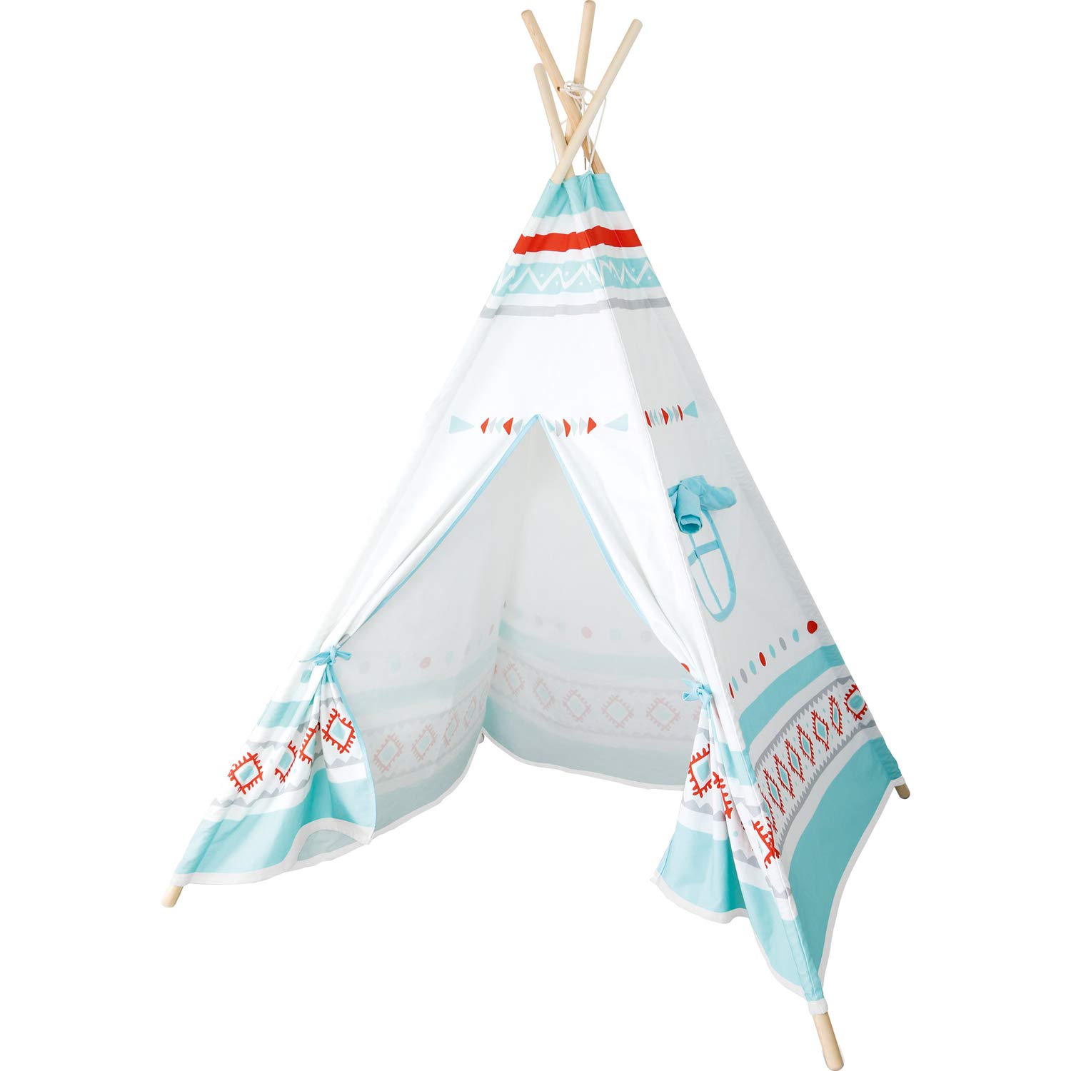 smallfoot Tenda Indiana gioco cotone legno bambini nascondiglio