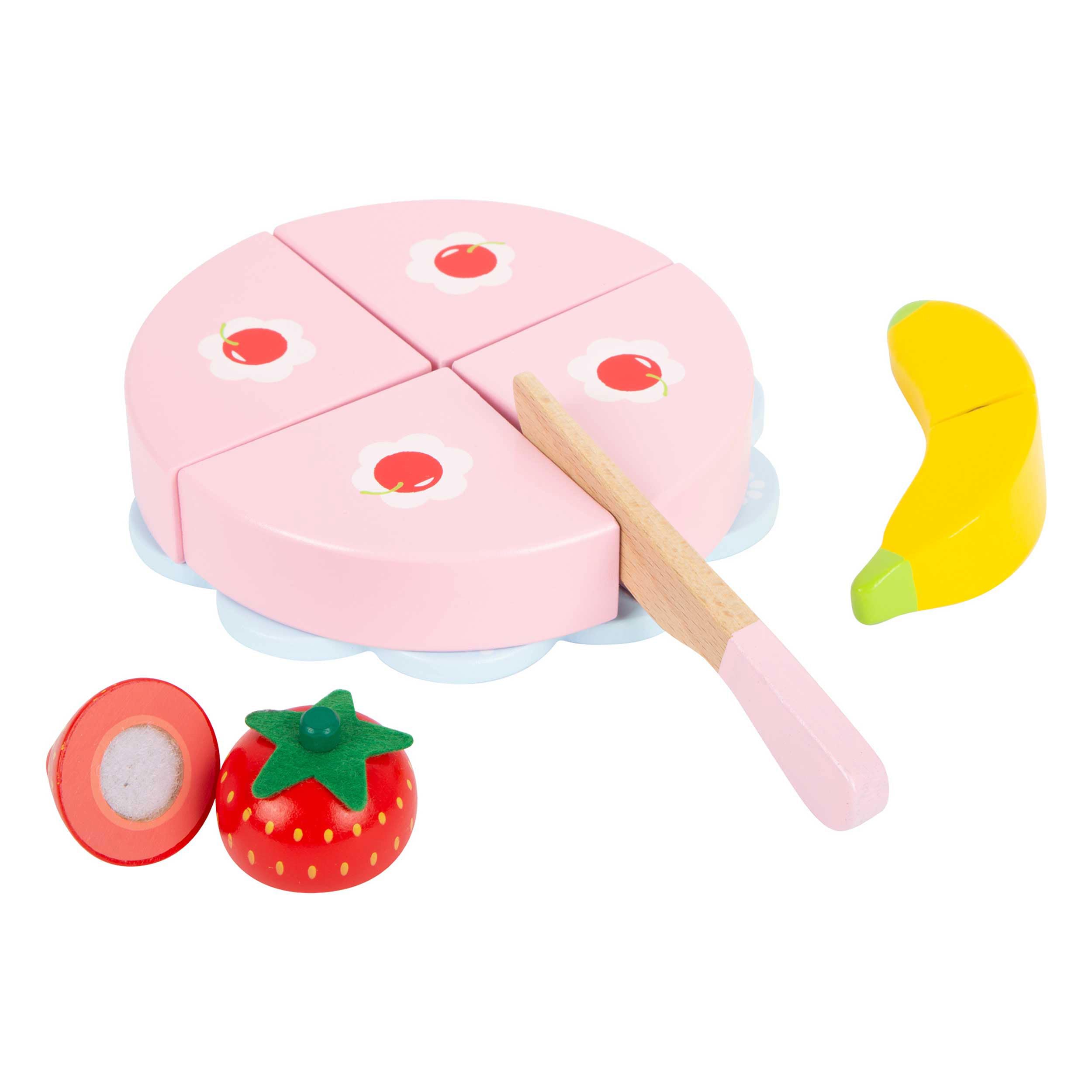 smallfoot 11796 Cassetta dolciumi set cucina legno da 3 anni