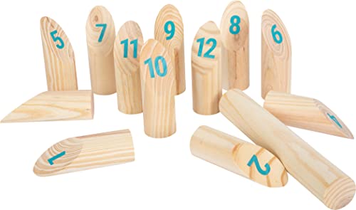 smallfoot Active Kubb con numeri 12402 gioco vichingo legno