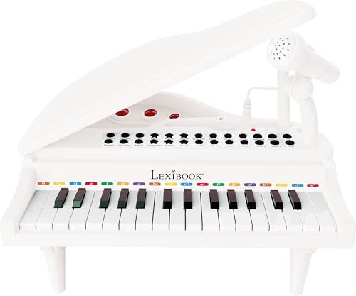 Lexibook K731 mio primo pianoforte bambini bianco 31 tasti