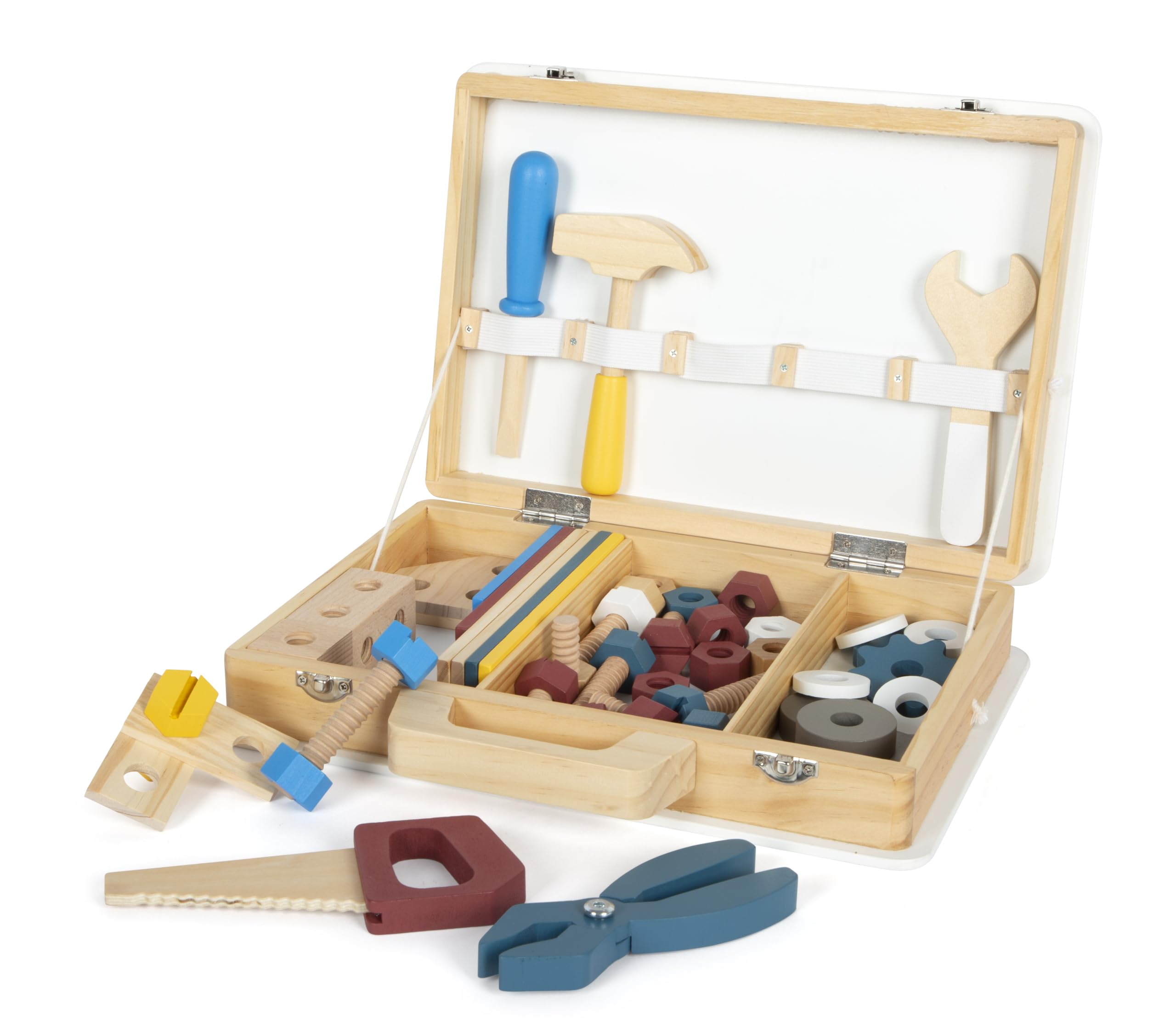 smallfoot 4745 cintura porta attrezzi colorata legno