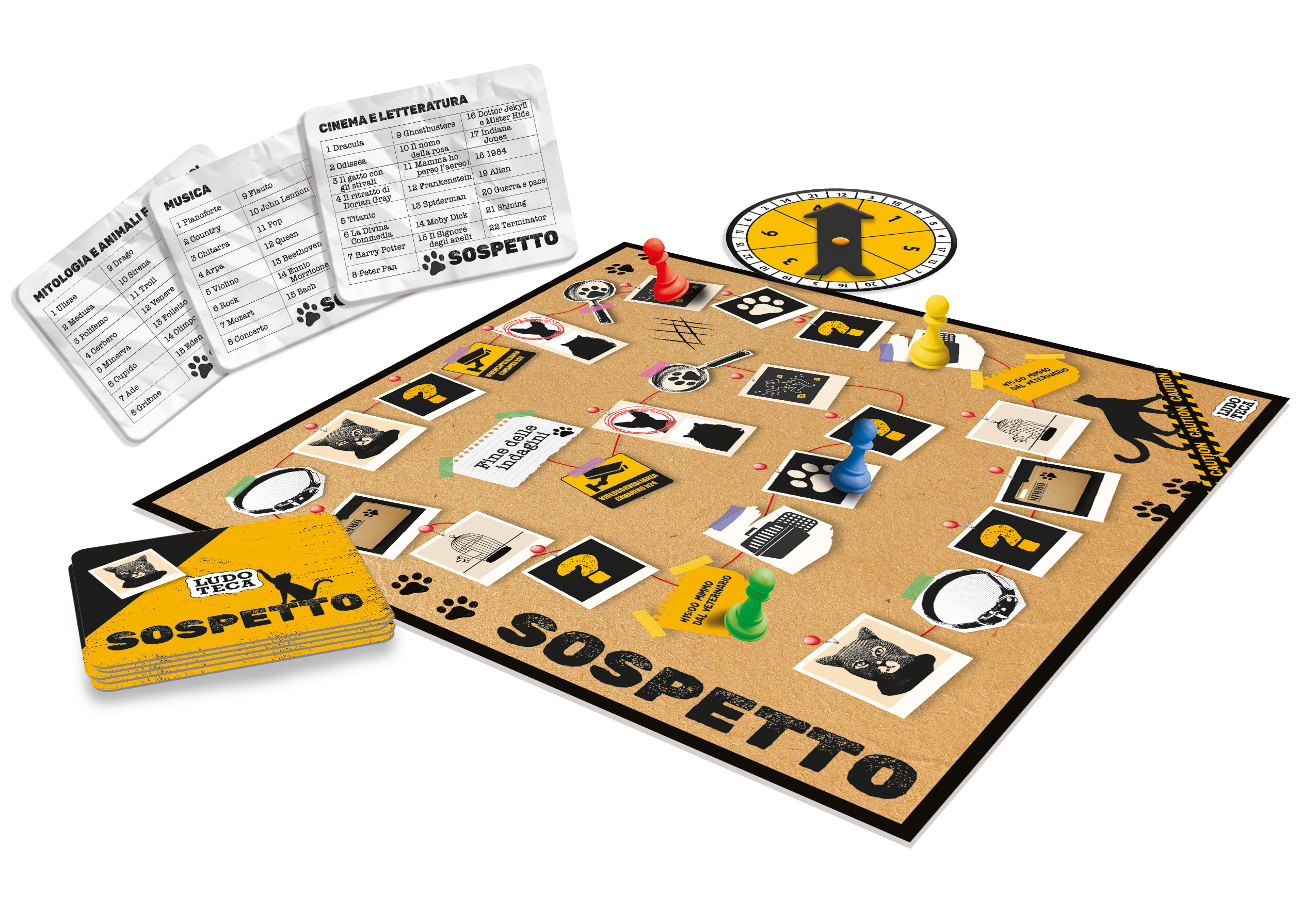 Lisciani Ludoteca Pocket Sospetto gioco societa impostore