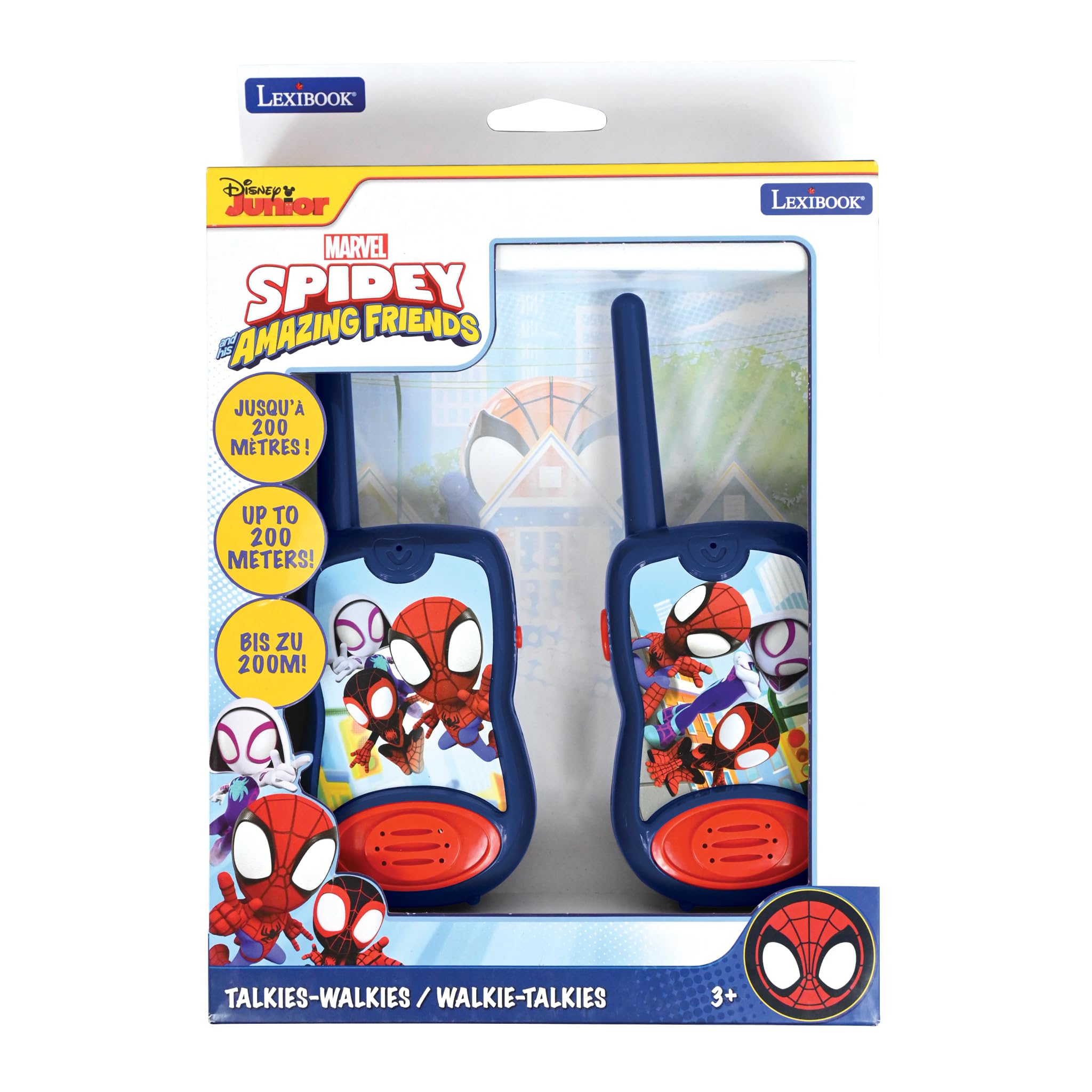 Lexibook Spidey TW12SP1LXB walkie-talkie blu/rosso 200 m
