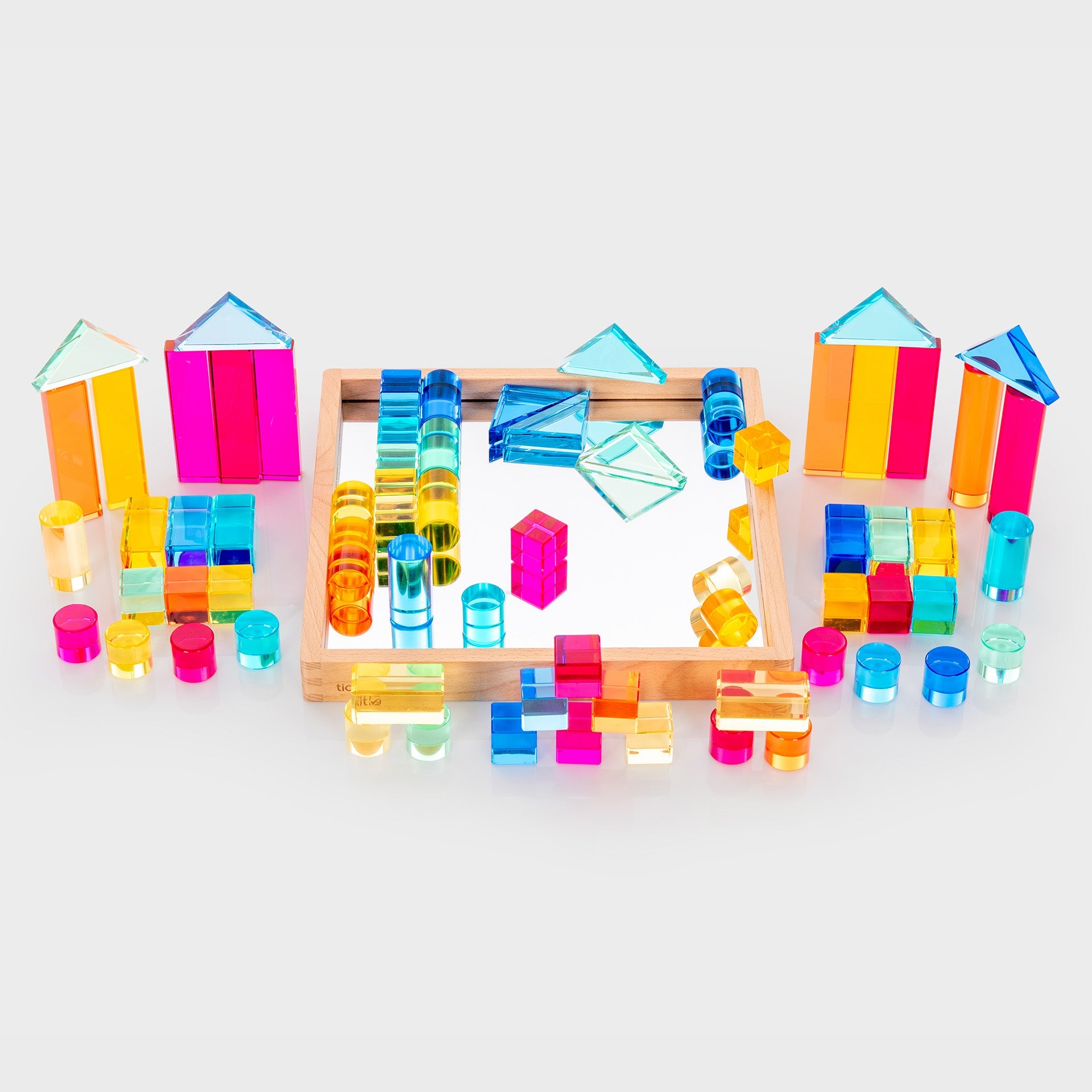 Tickit Gem Building Shapes vassoio specchio costruzioni 72 pz