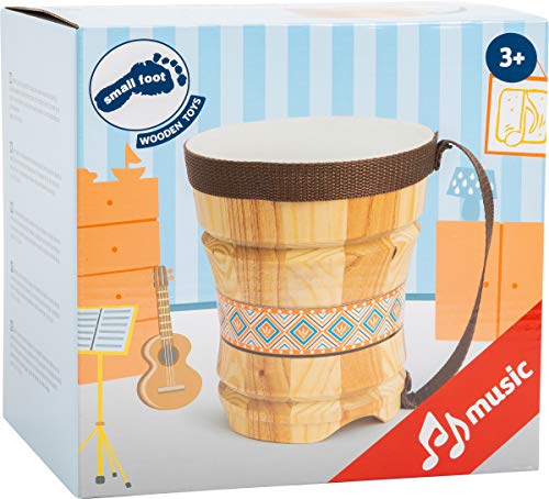 smallfoot 11359 tamburo legno con tracolla dai 3 anni