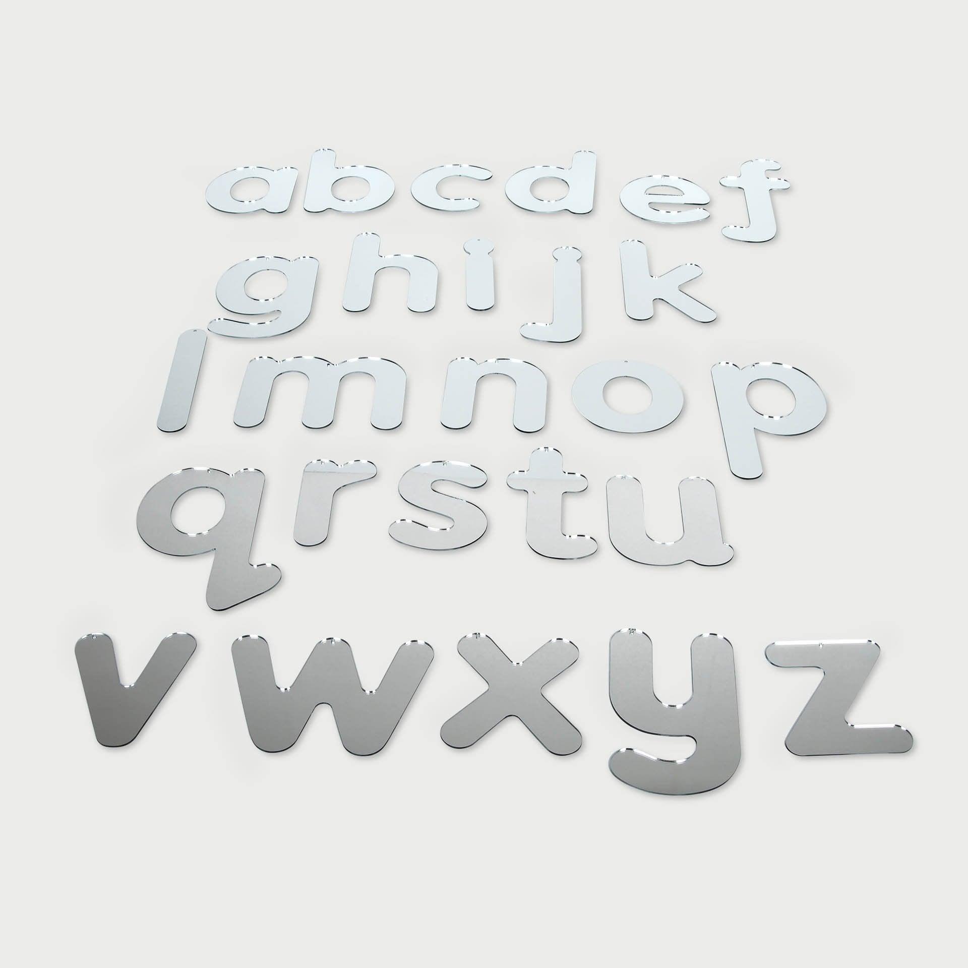 Tickit Mirror Letters lettere specchio 26 pezzi minuscole