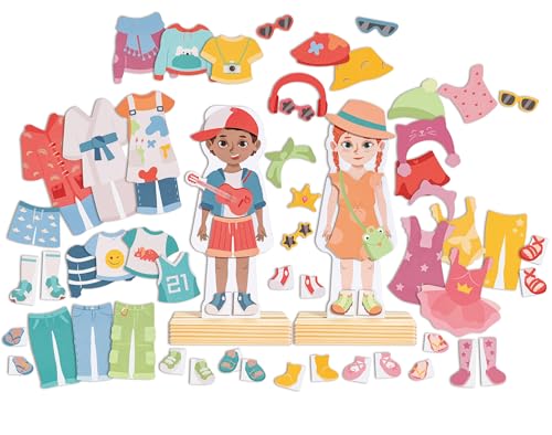 Hape Puzzle Magnetico da Vestire puzzle 62 pezzi moda