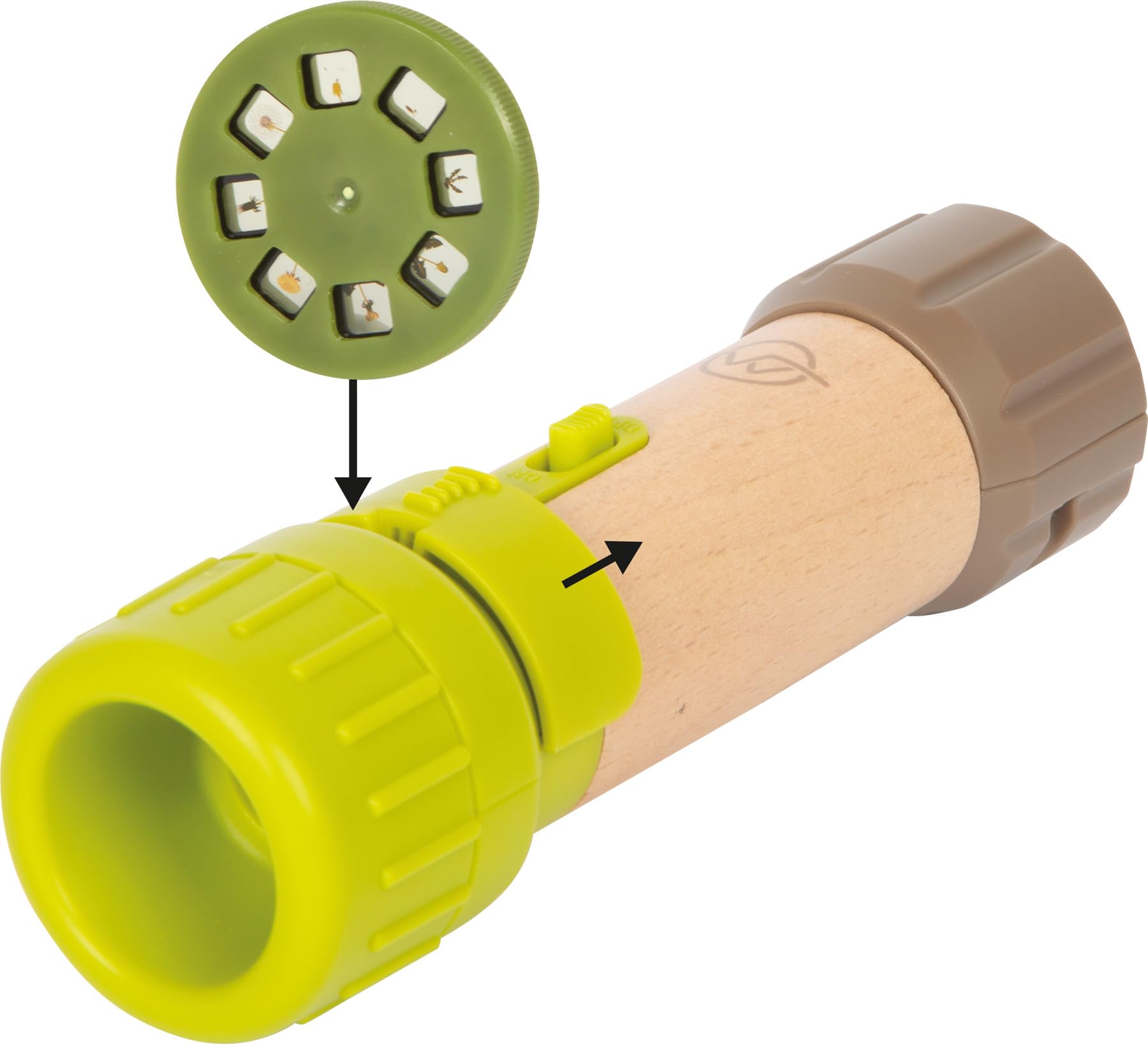 smallfoot Discover torcia proiettore bambini 6 dischi natura