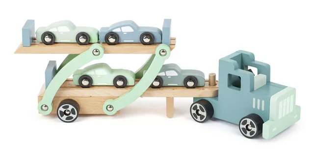 smallfoot 11510 Chicago bisarca legno con 4 auto