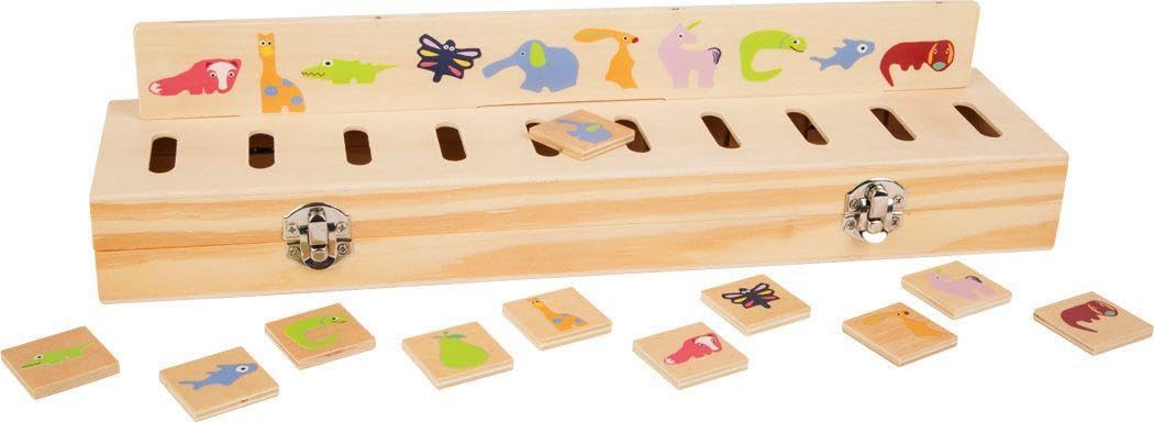 smallfoot educate 11325 scatola forme e colori legno