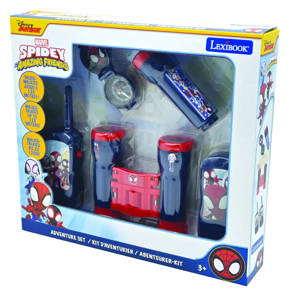 Lexibook Spidey RPTW11SPLXB set avventuriero rosso/blu 120 m