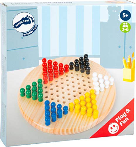 Small Foot 2019782 Dama Cinese gioco da tavolo in legno