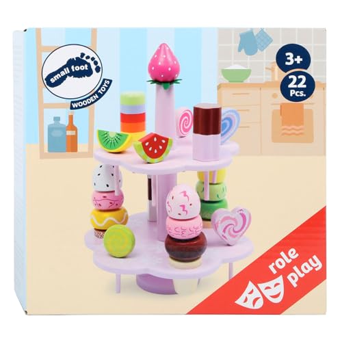 smallfoot 3312 espositore dolciumi legno rosa