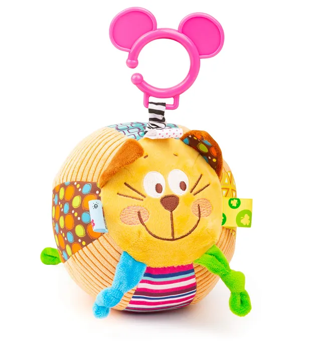 smallfoot 1424 palla peluche gatto sonaglio neonato
