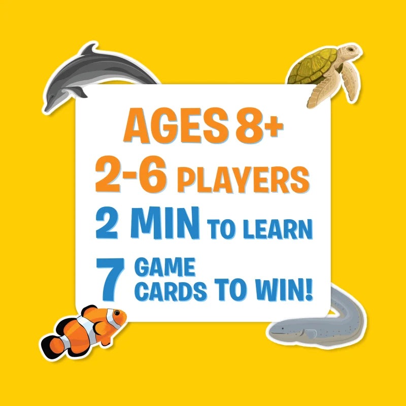 Skillmatics Guess in 10 Underwater Animals gioco carte