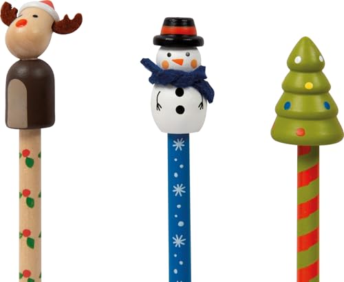 smallfoot Natale set 6 matite legno personaggi