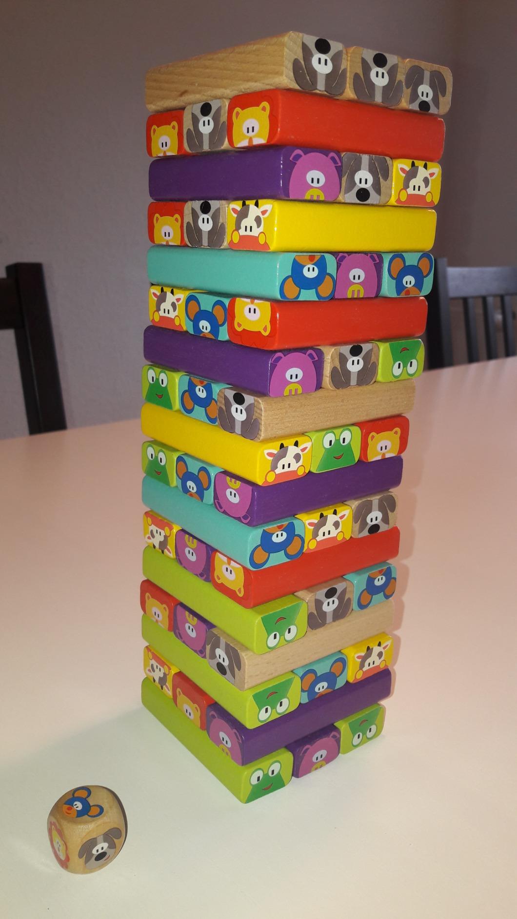 small foot Torre Traballante 11973 Gioco Legno Animali