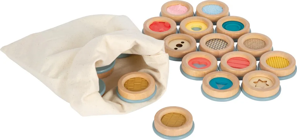 smallfoot Sensory memo tattile legno 28 pezzi