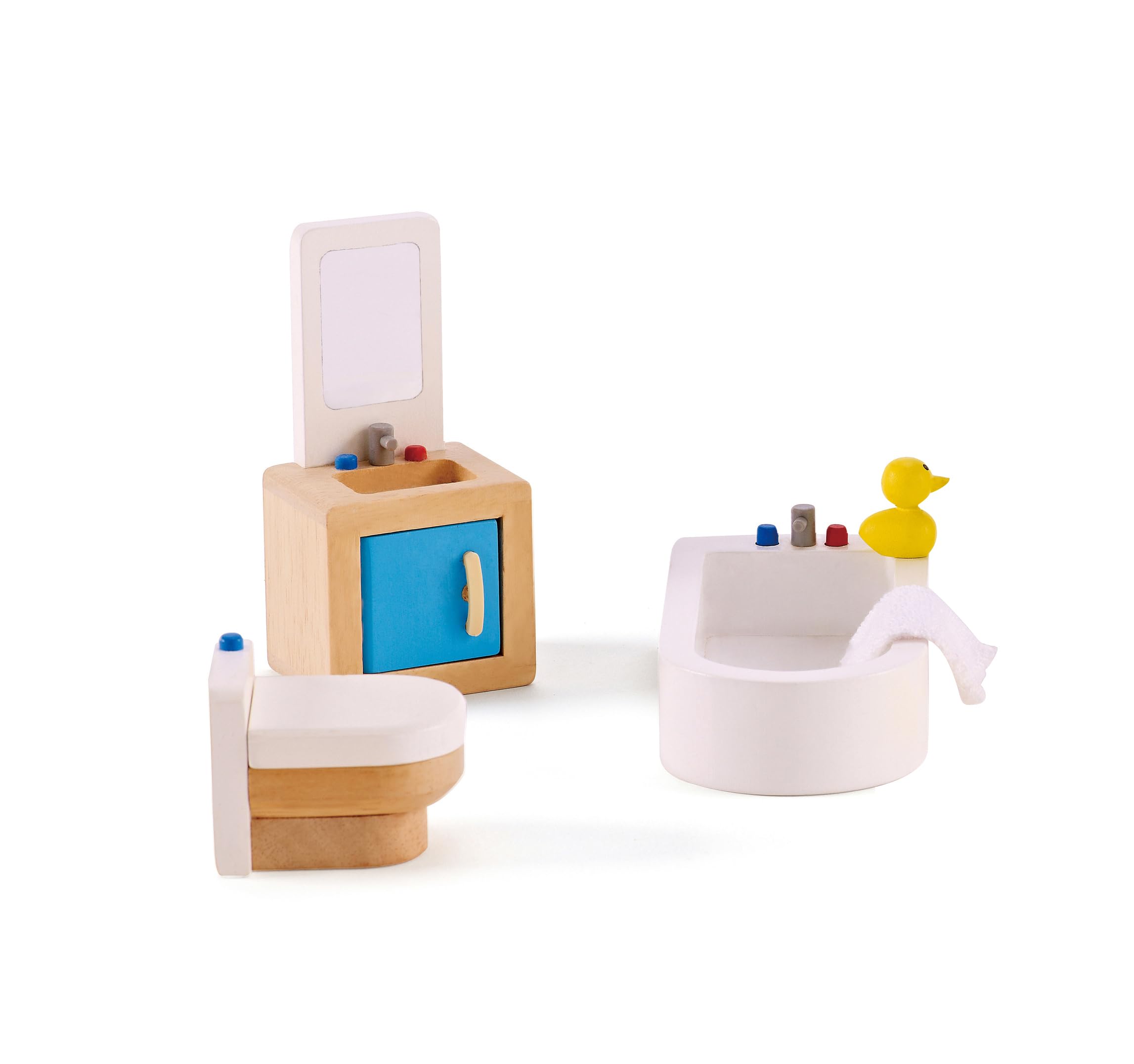 Hape Bagno con Doccia Mobili Casa Bambole Legno