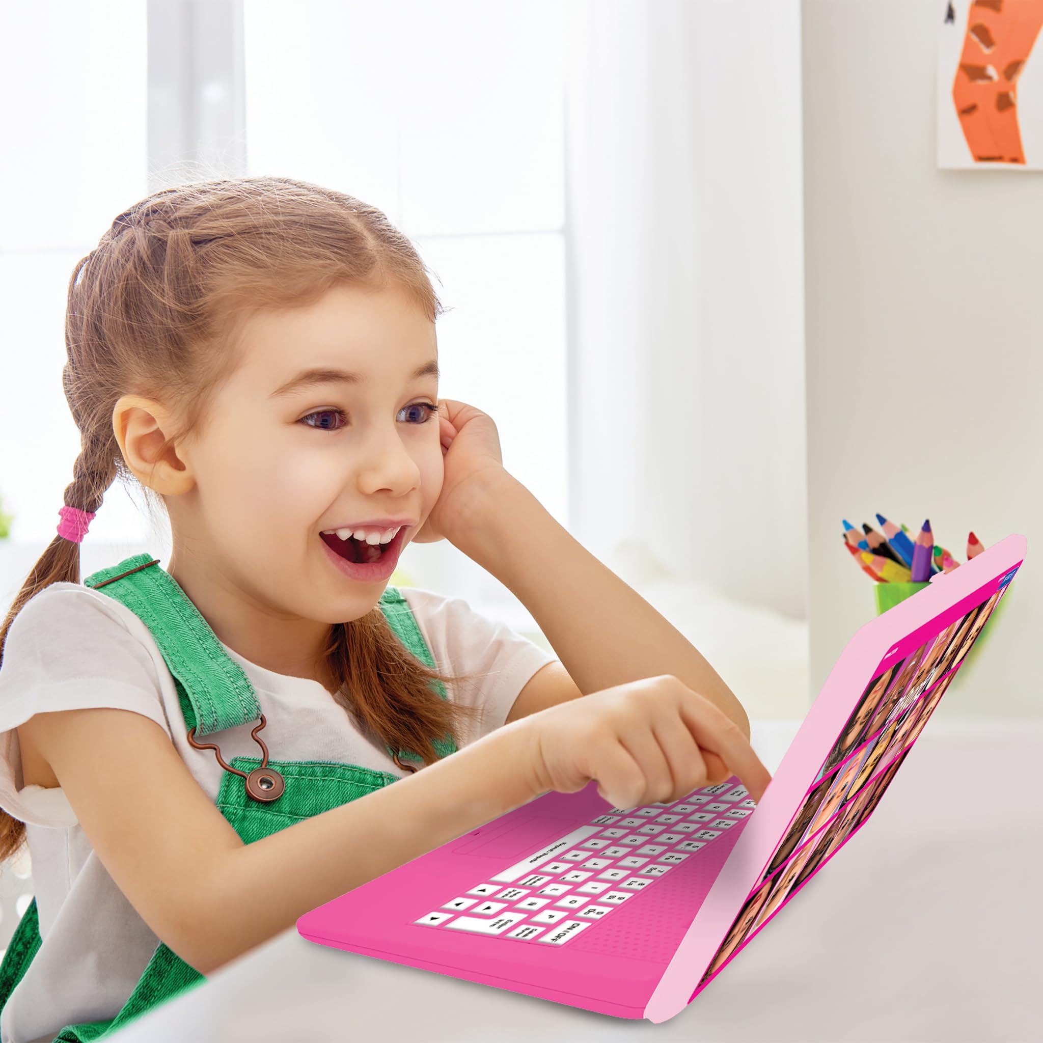 Lexibook Barbie JC599BBi2 laptop giocattolo rosa bilingue