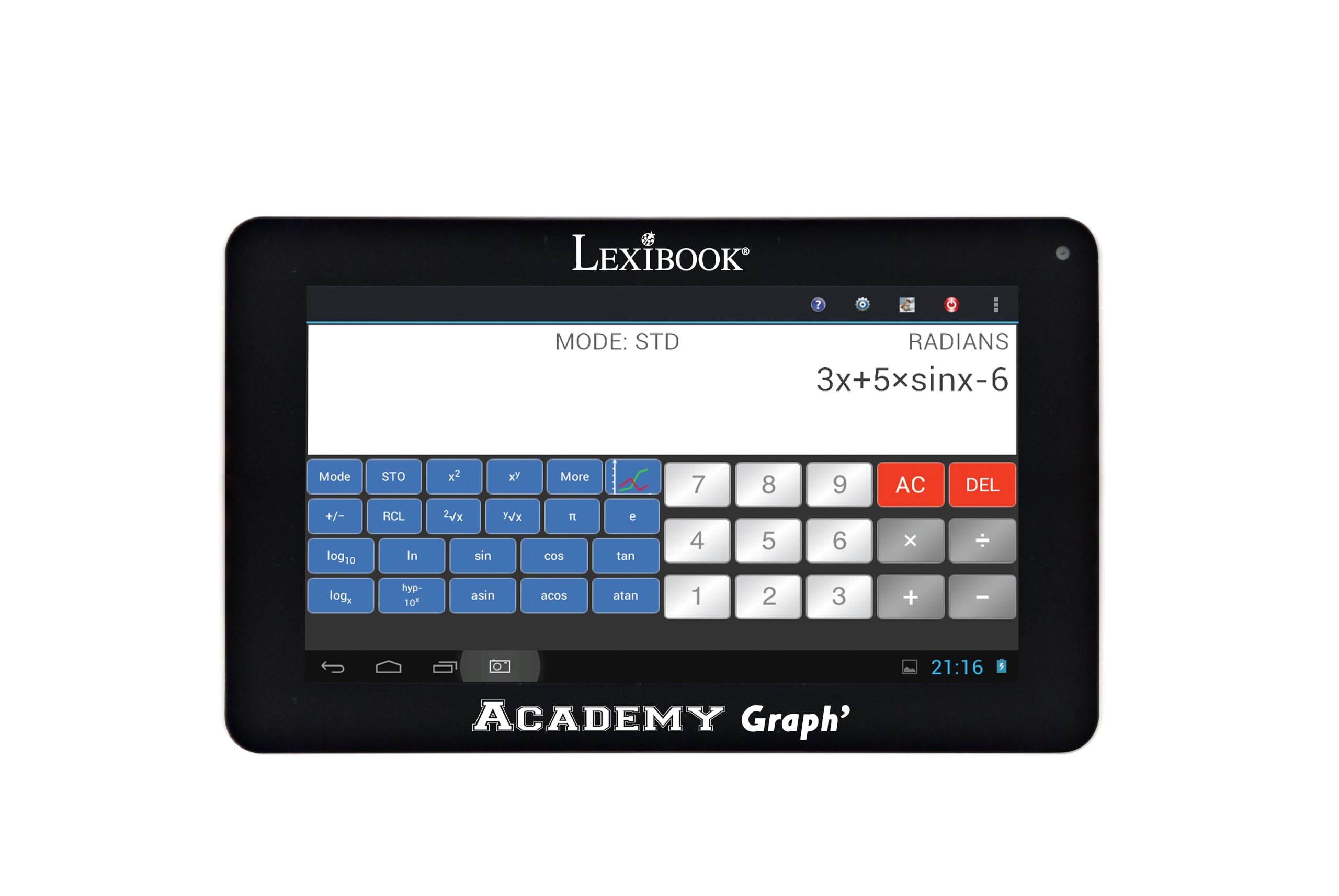 Lexibook calcolatrice grafica touch con tastiera