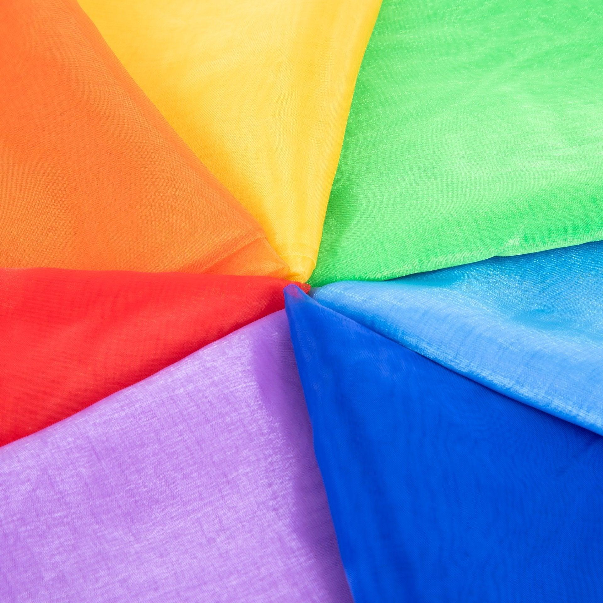 Tickit Rainbow Organza teli sensoriali arcobaleno 7 pezzi