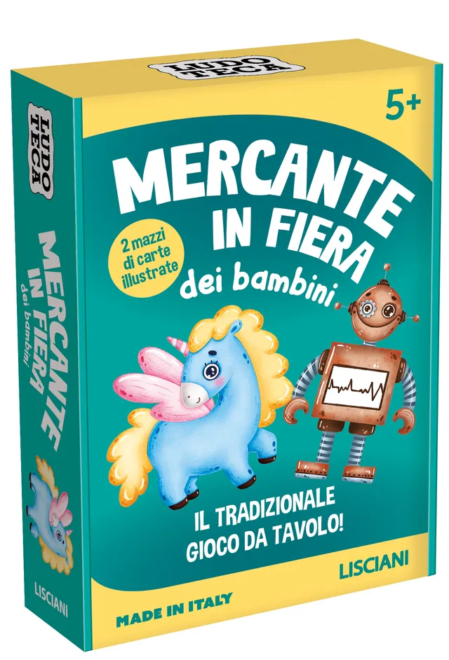 Lisciani Ludoteca Mercante in Fiera carte bambini Bambi