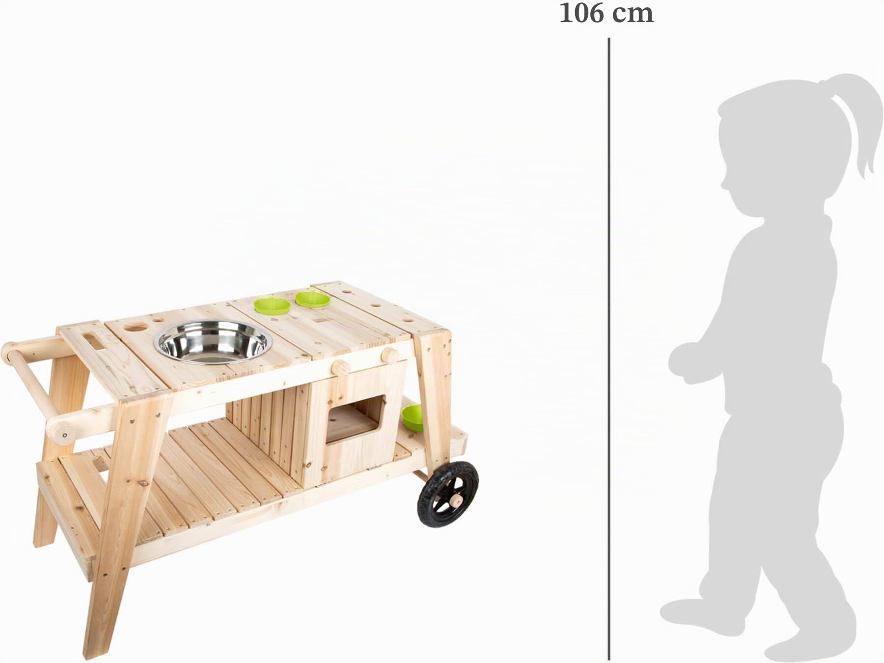 smallfoot cucina da esterno legno 3 anni con accessori