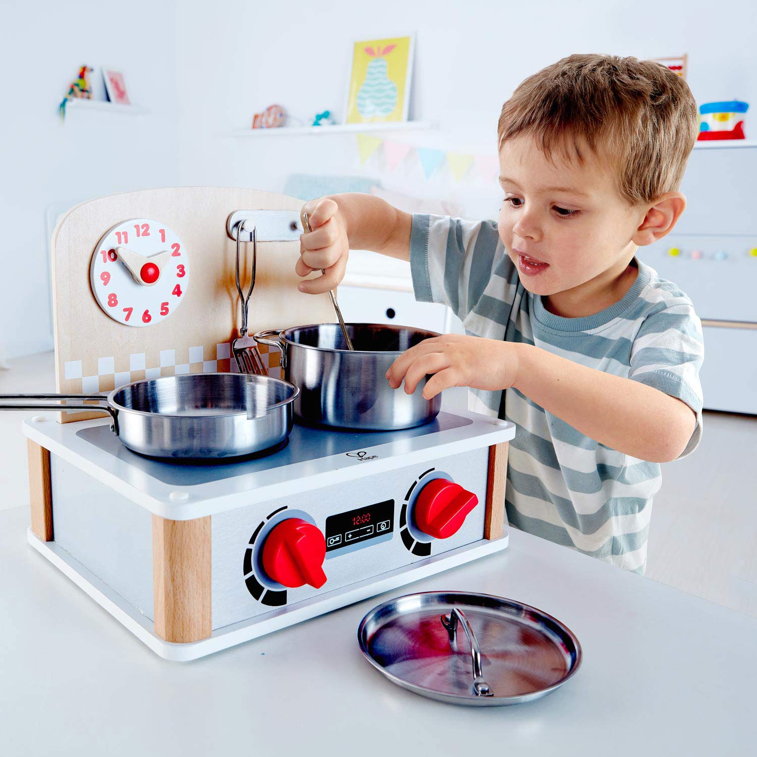 Hape E3134 cucinetta portatile in legno per bambini