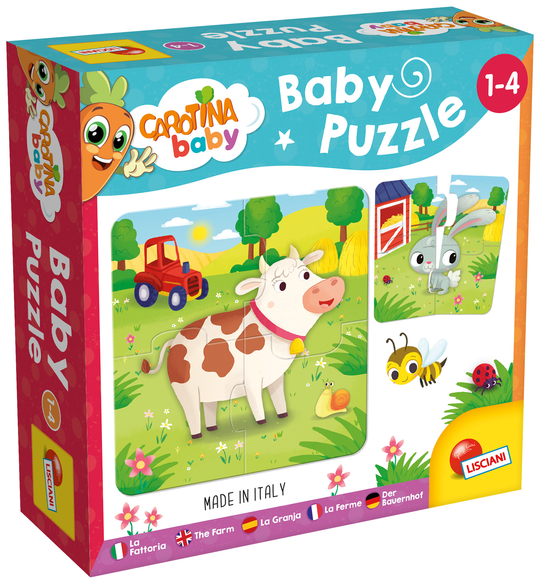 Lisciani Carotina La Fattoria baby puzzle animali fattoria