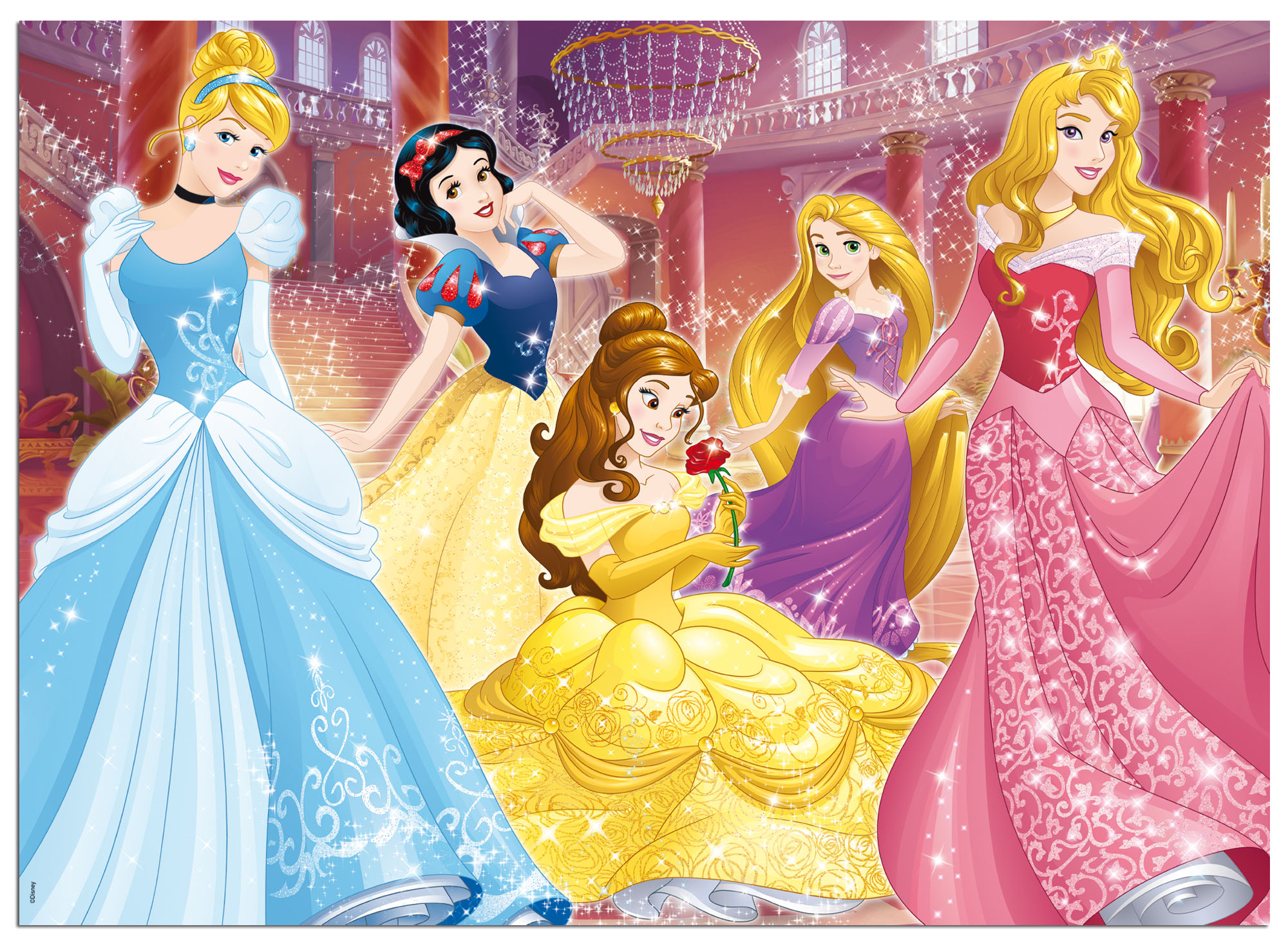 Lisciani Disney Maxi Floor 60 Princess puzzle 60 pezzi da colorare