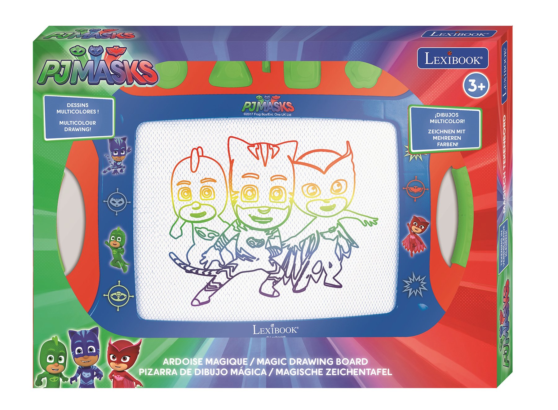 Lexibook PJ Masks CRPJM600 lavagnetta magnetica 4 stampi