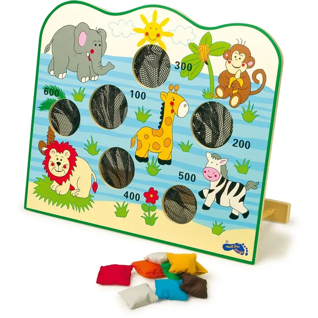 smallfoot Africa gioco di lancio legno 42 cm con sacchetti