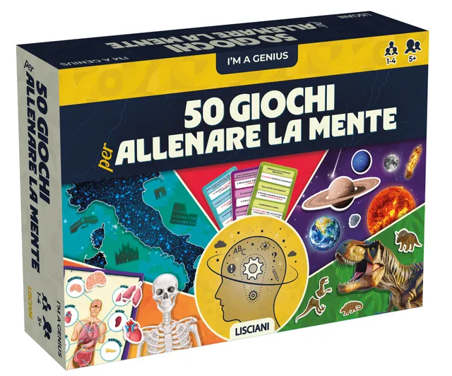 Lisciani I'm a Genius 50 Giochi scatola educativa primaria