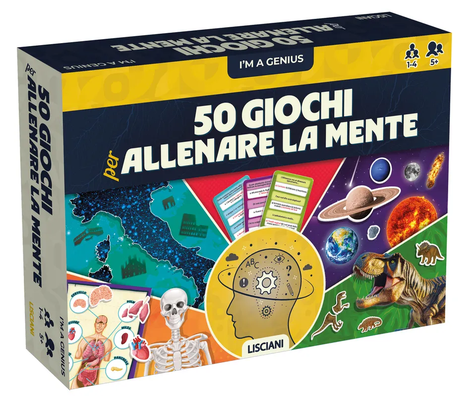 Lisciani I'm a Genius 50 Giochi scatola educativa primaria