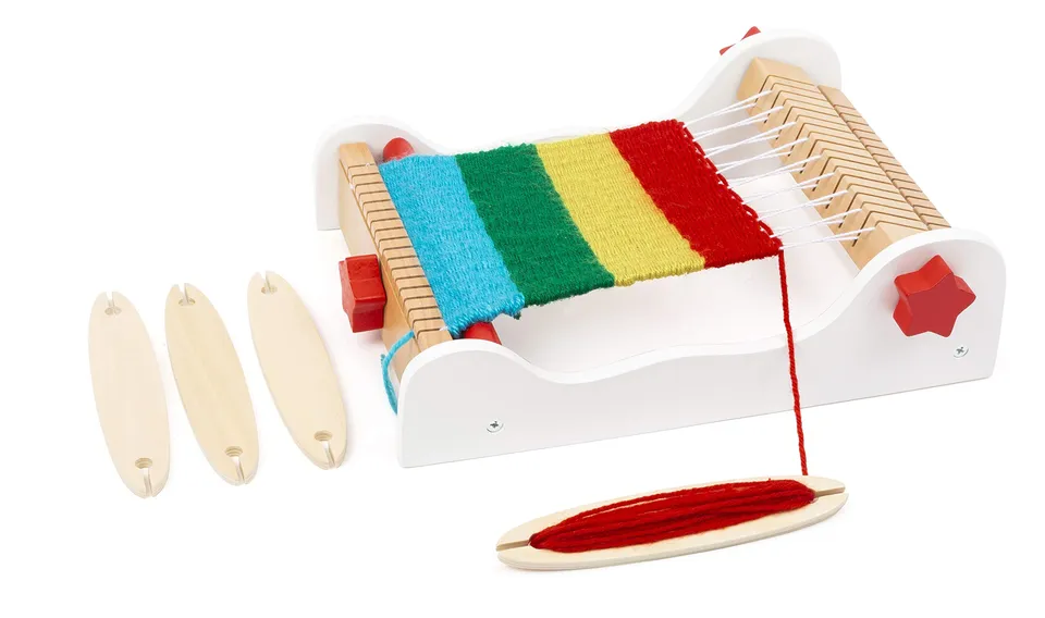 smallfoot Elsa 12042 telaio tessitura legno bambini