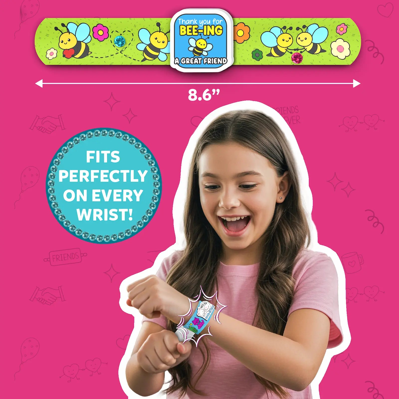 Skillmatics Snap Bandz Friendship Bands kit braccialetti