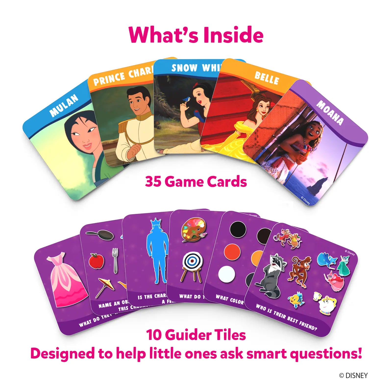 Skillmatics Guess in 10 Junior Disney Princess carte 3-6 anni
