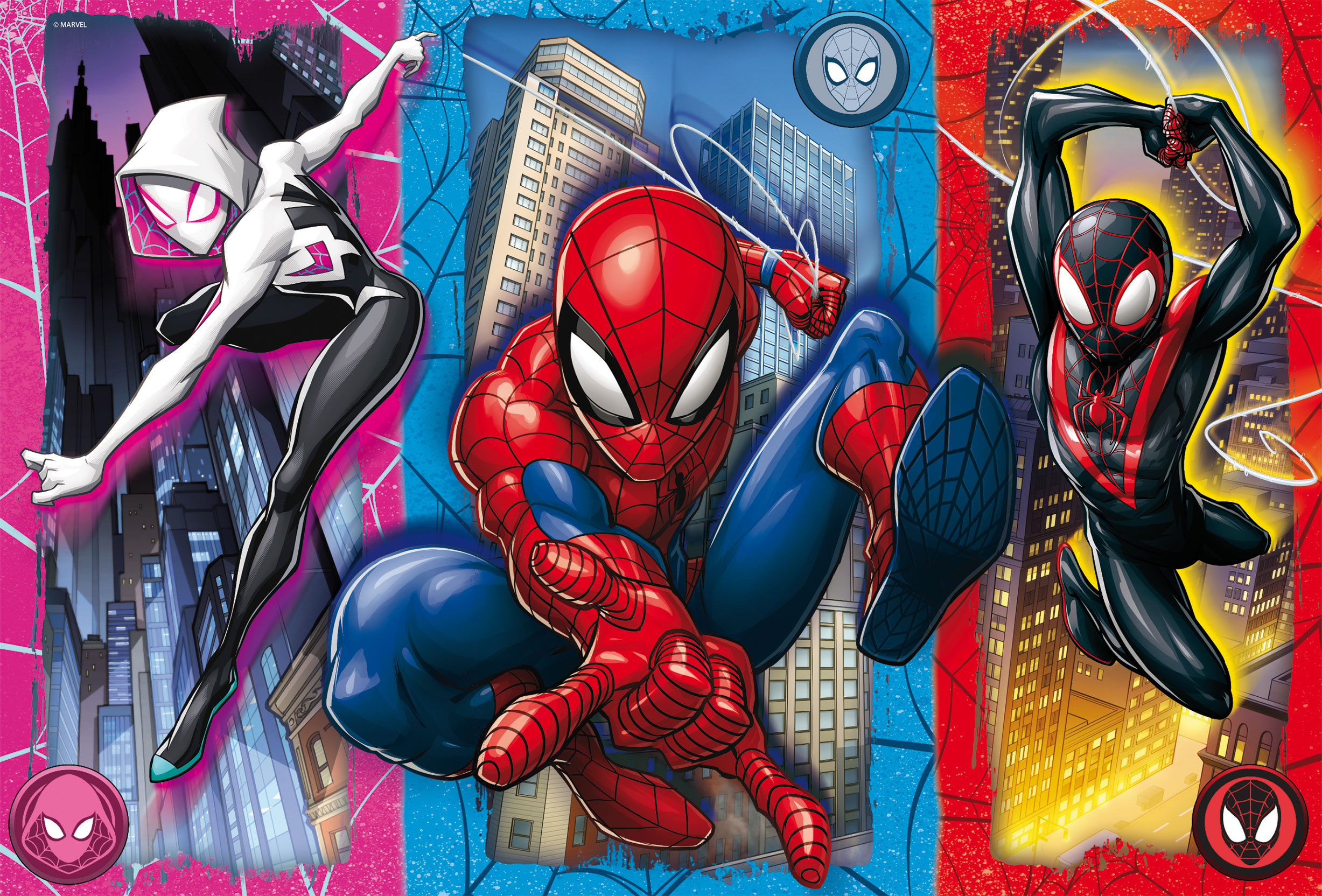 Lisciani Marvel Maxifloor 2x60 Spider-Man puzzle bambini