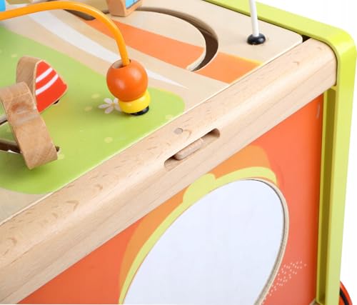smallfoot 10232 carrello primi passi legno con ingranaggi