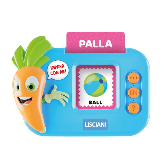 Lisciani Carotina Carte Parlanti gioco parole bilingue