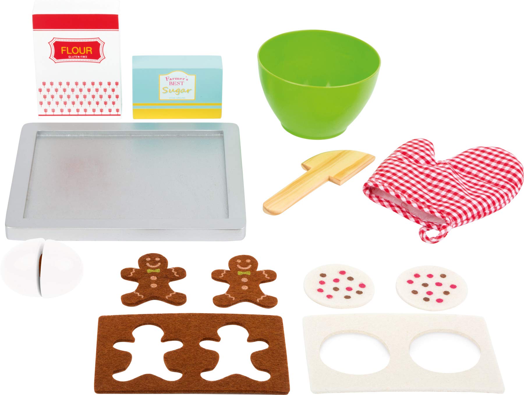 smallfoot set da forno biscotti natalizi gioco cucina feltro