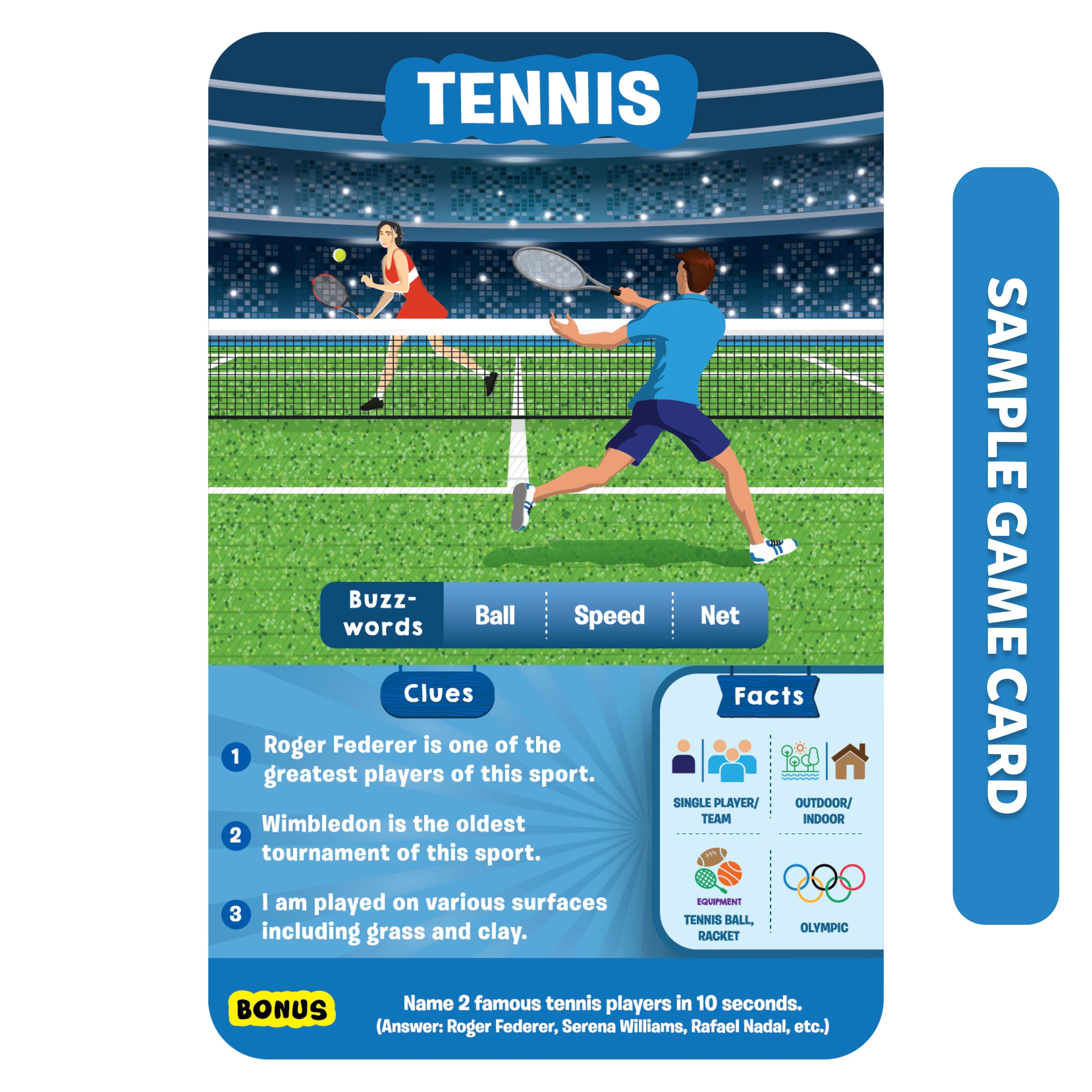 Skillmatics Guess in 10 World of Sports gioco carte sport